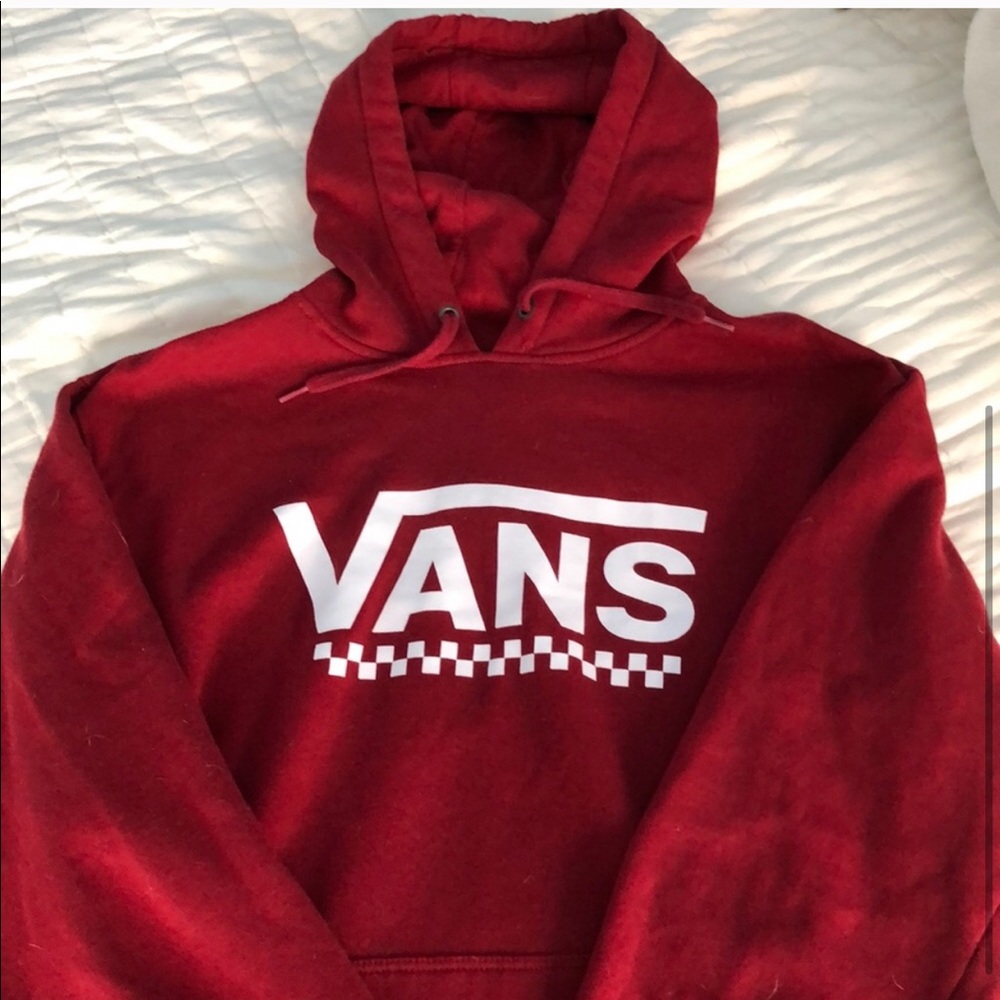 Red/Maroon Vans Hoodie